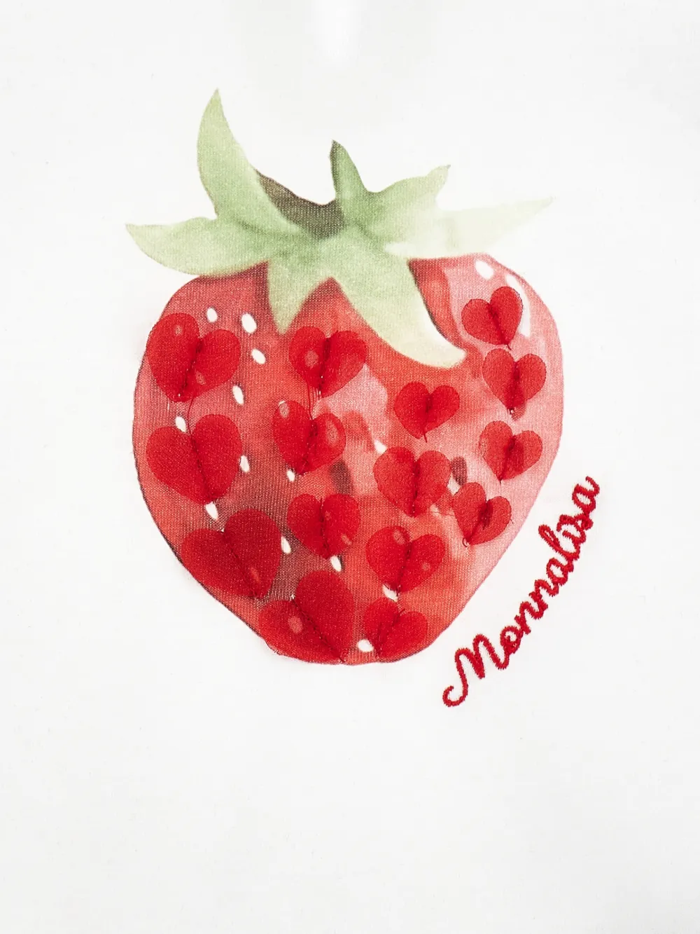 Strawberry-Print T-Shirt
