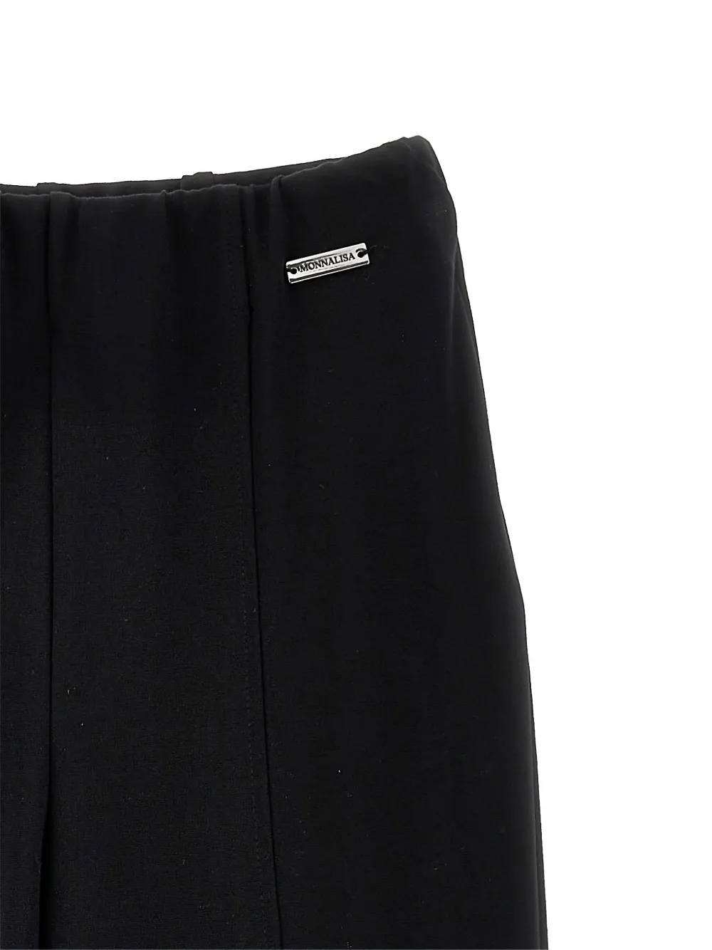 Monnalisa Broek met naaddetail Zwart