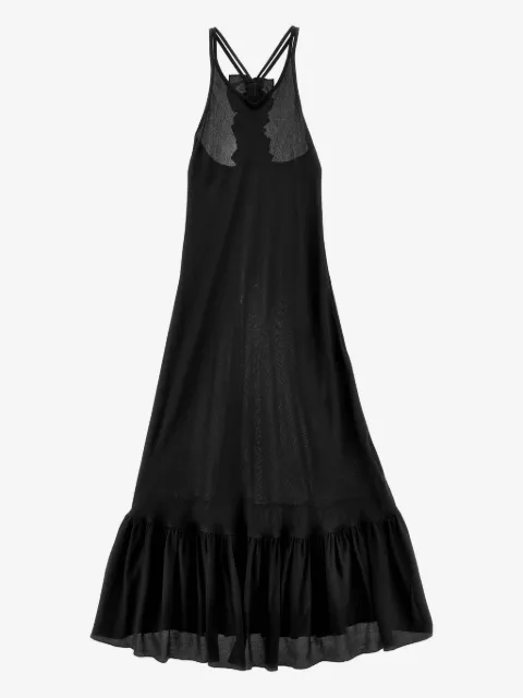 Monnalisa vestido sin mangas con volantes