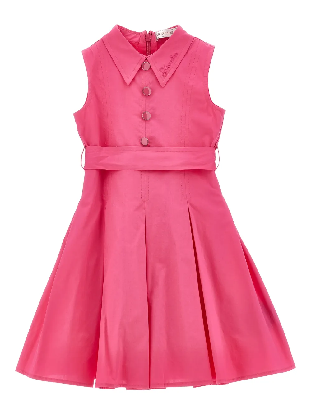 Monnalisa Abito con ricamo - Rosa