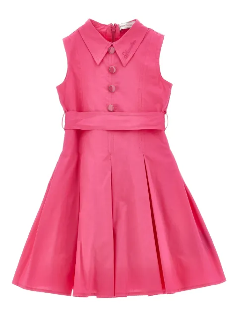 Monnalisa button-embroidered dress