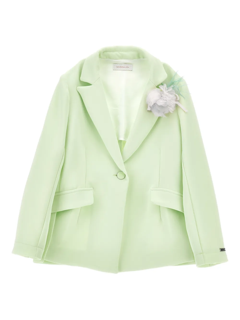 Monnalisa Blazer con applicazione - Verde