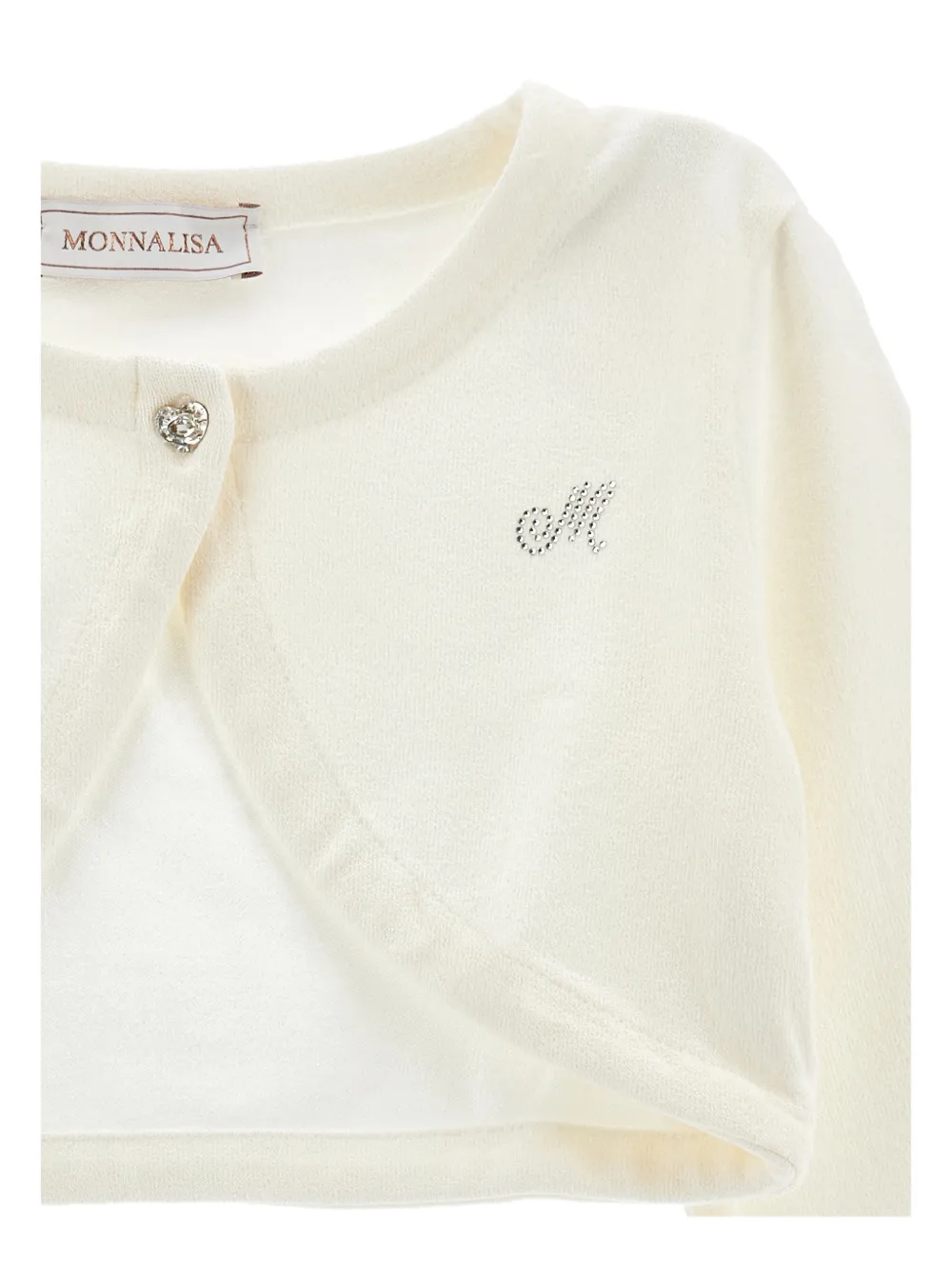 Monnalisa Vest met knoopsluiting Beige