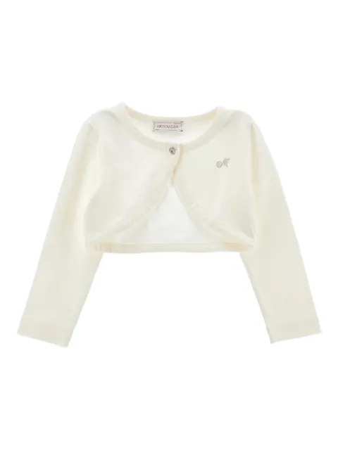 Monnalisa button-fastening cardigan