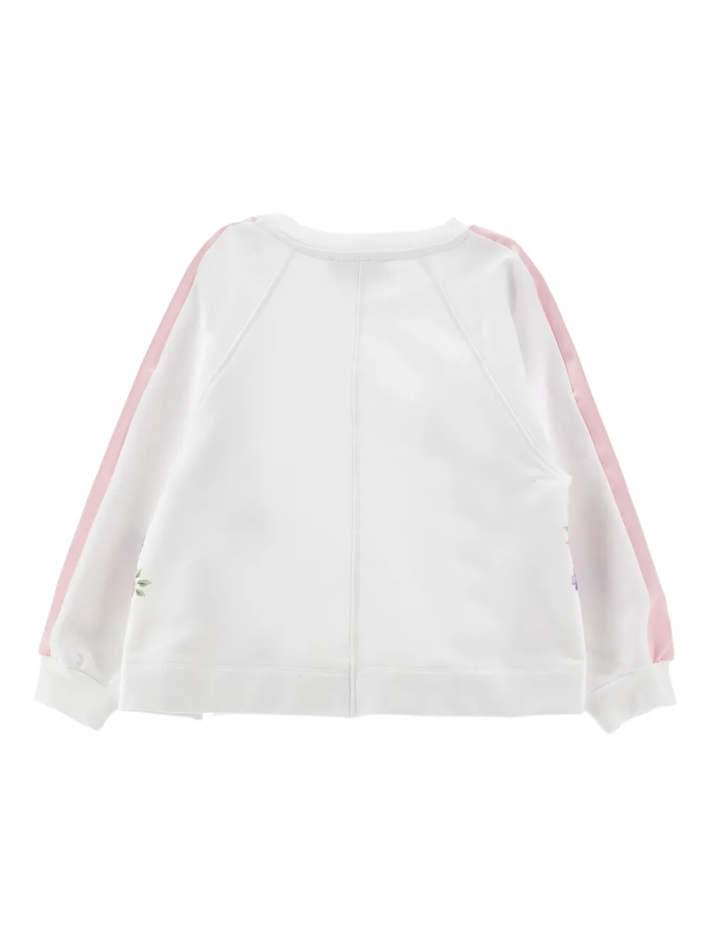 Monnalisa Sweater met bloemenprint Wit