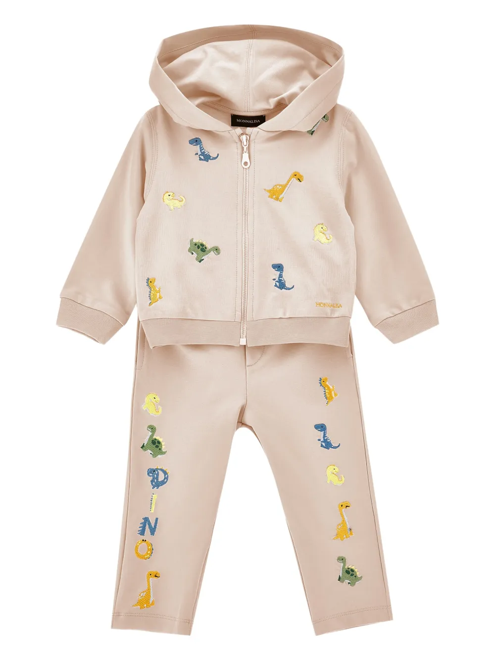 Monnalisa Tuta sportiva con ricamo - Rosa