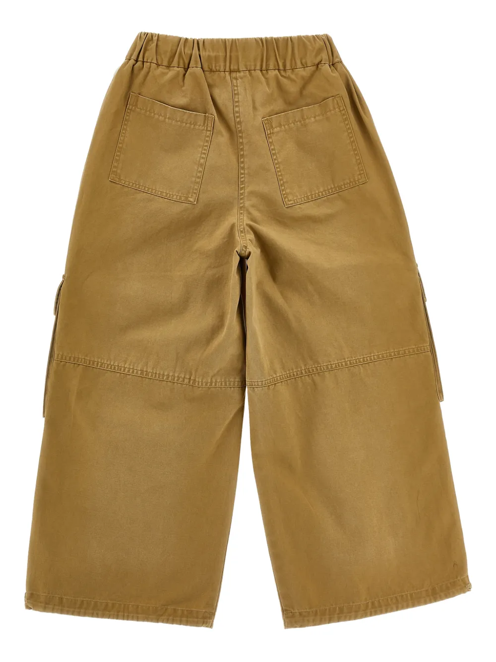 Monnalisa Cargo broek met vlinderpatroon Bruin