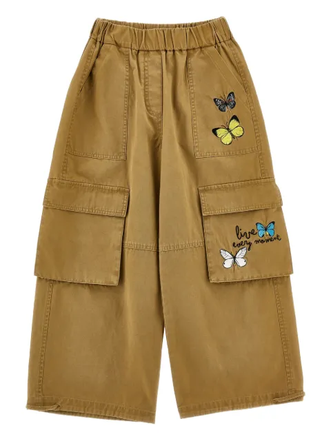 Monnalisa Cargohose mit Schmetterling