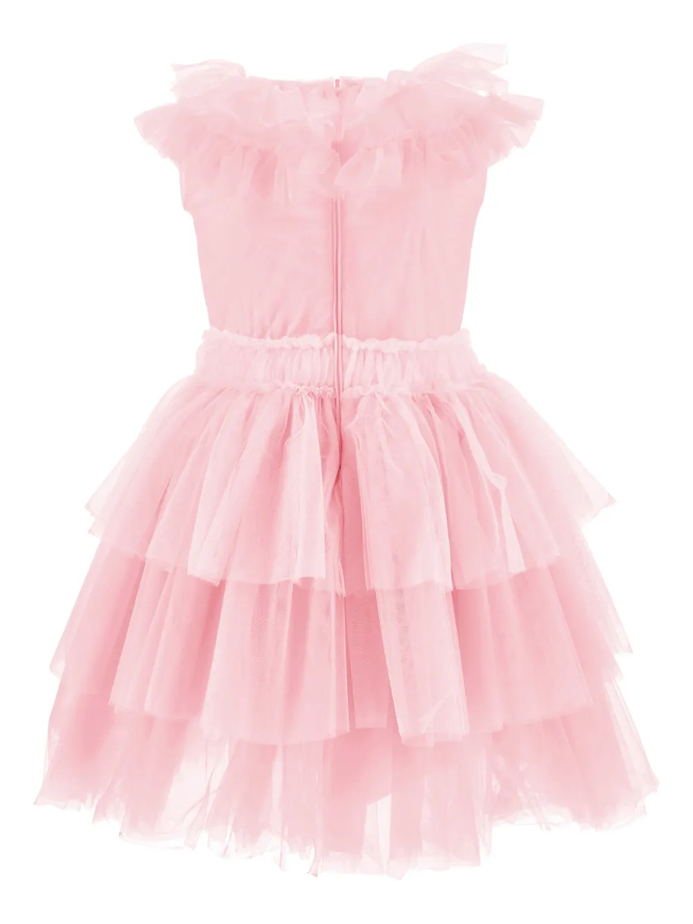 Monnalisa Jurk met ruches Roze