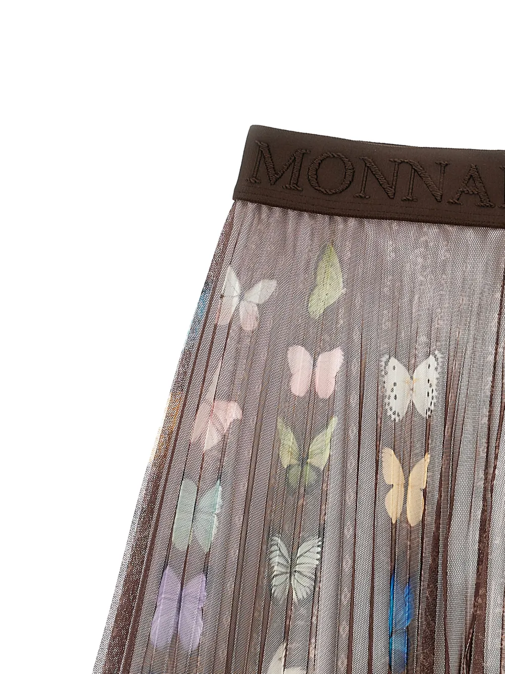 Monnalisa Butterfly plooirok Bruin