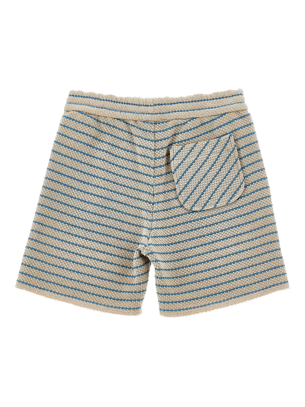 Monnalisa Gestreepte casual shorts met zakken Beige