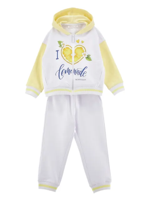 Monnalisa traje deportivo con estampado gráfico