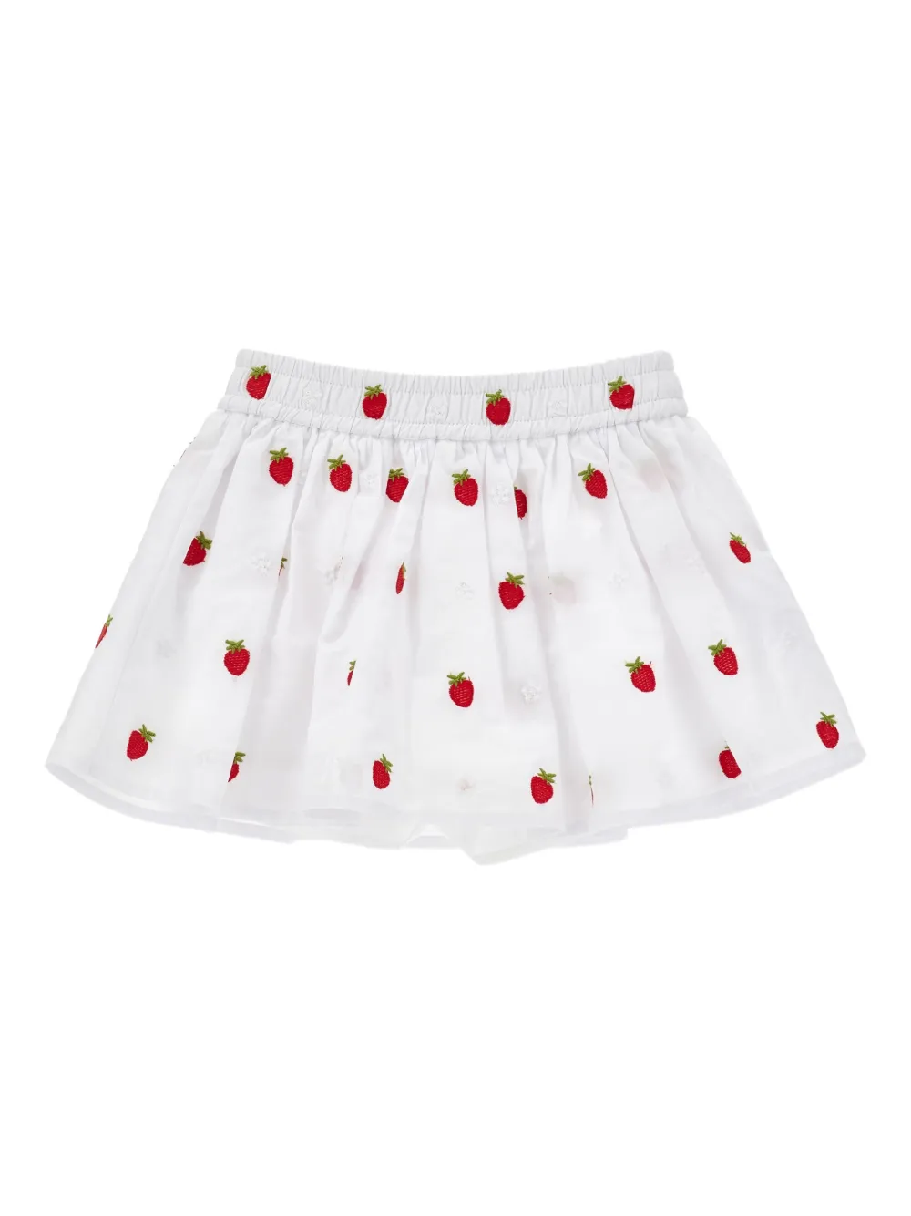 Monnalisa Shorts met borduurwerk Wit