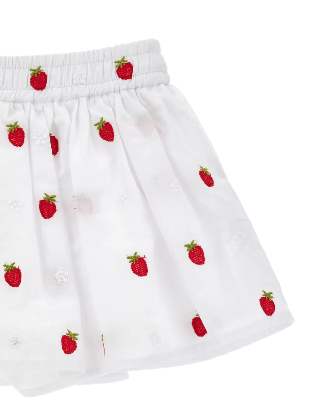 Monnalisa Shorts met borduurwerk Wit