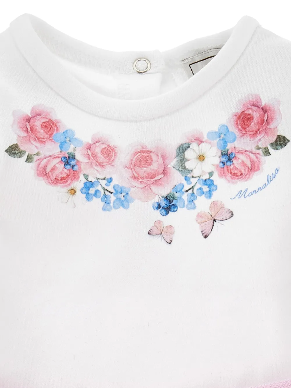 Floral-Print Babygrow Set