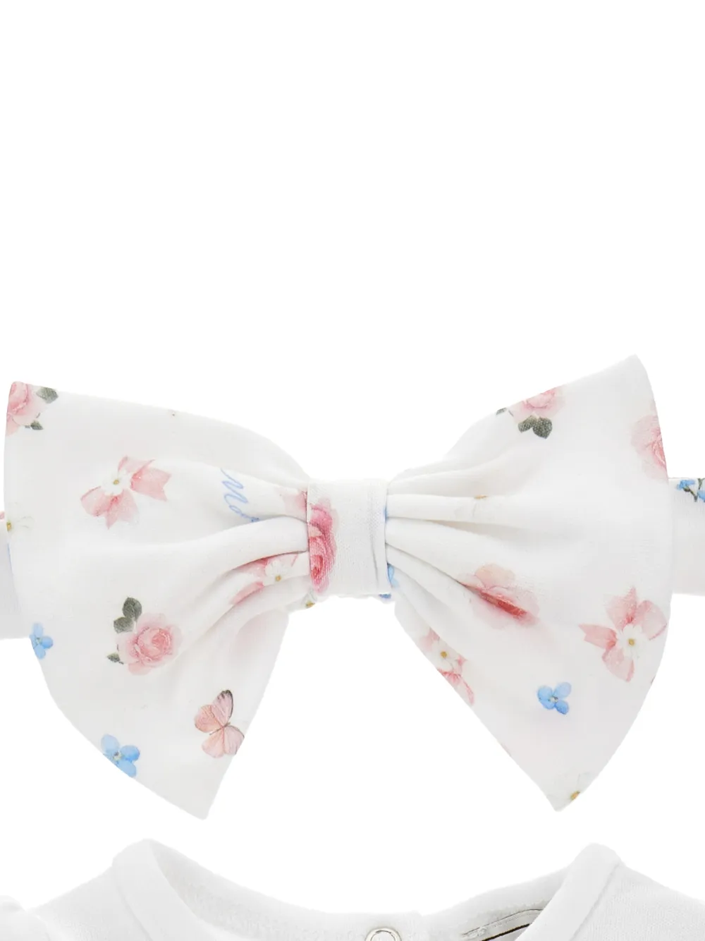 Floral-Print Babygrow Set
