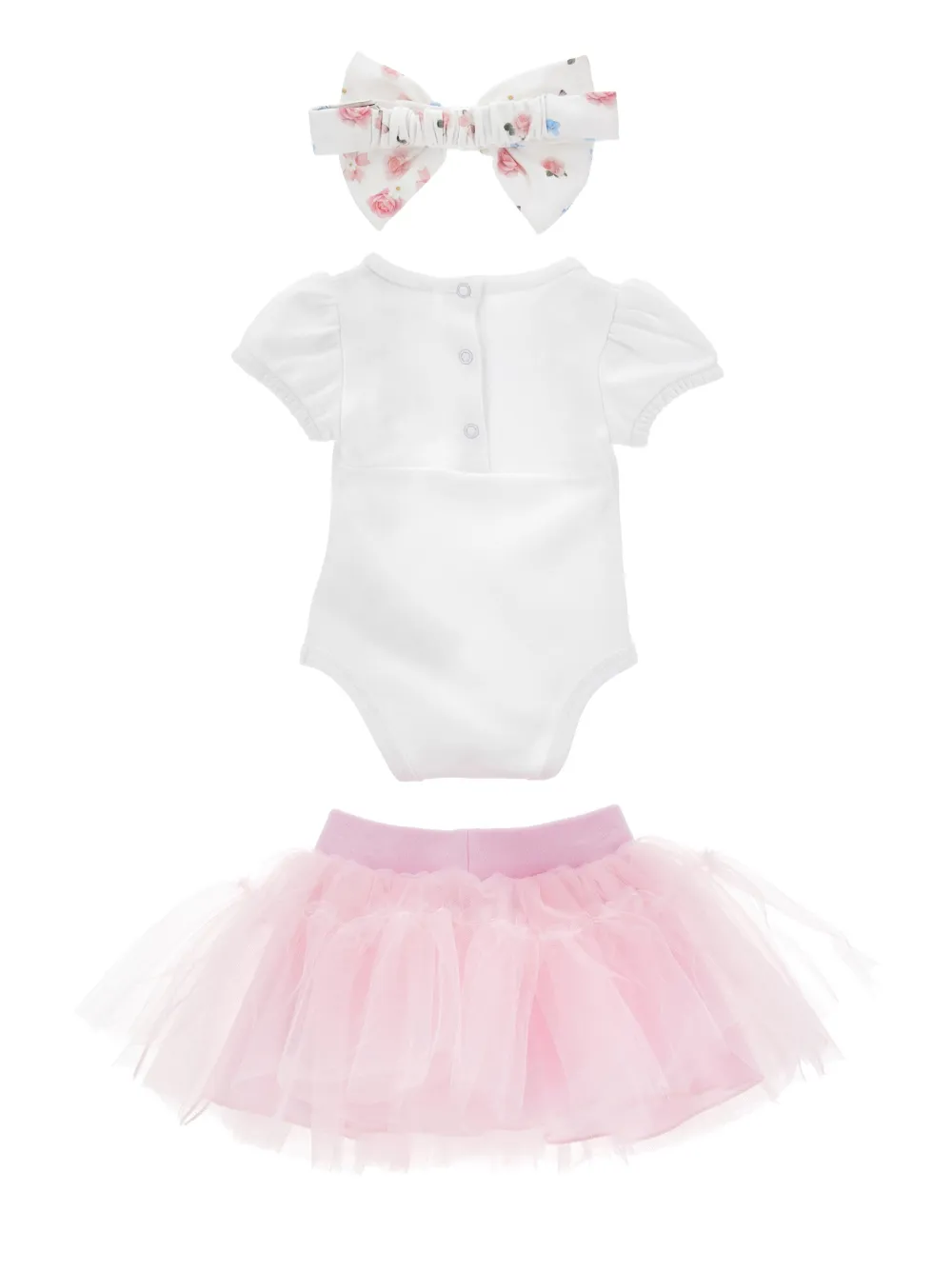 Floral-Print Babygrow Set
