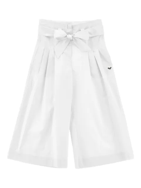 Monnalisa pleated bow trousers