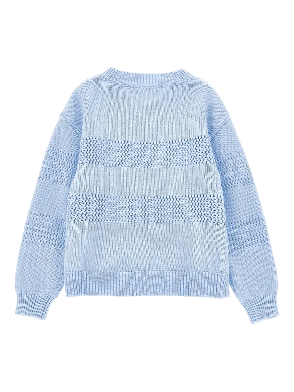  Monnalisa Pull à Détail Noué - Bleu 