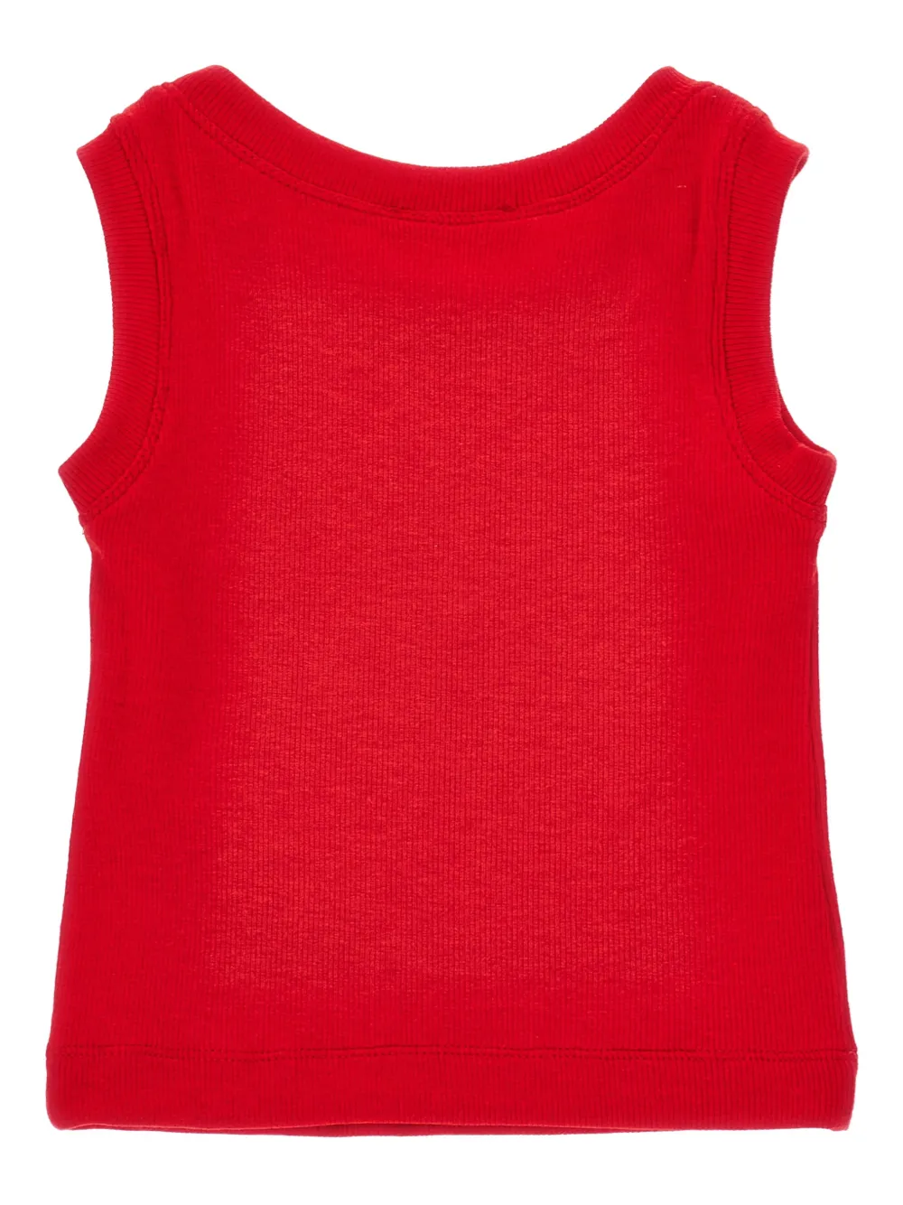 Ribbed Logo-Plaque Top