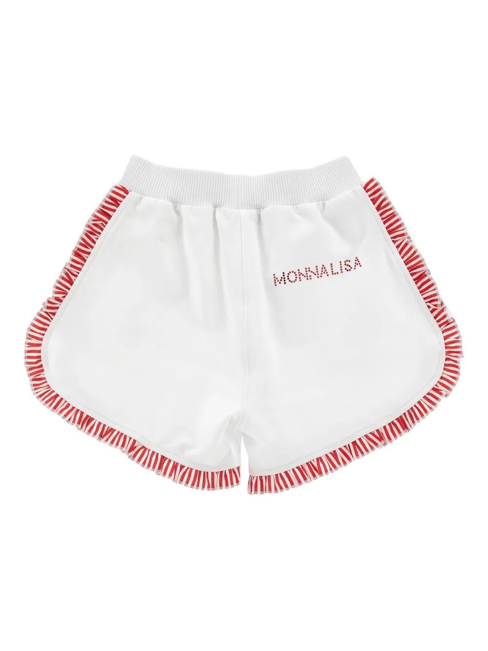Monnalisa Shorts con ruches - Bianco