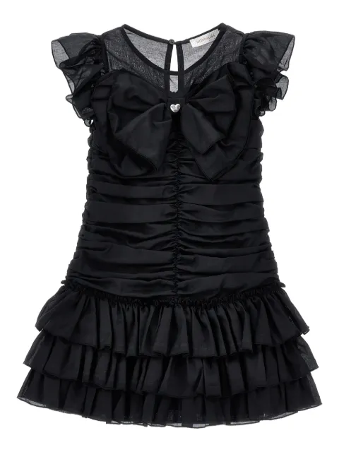 Monnalisa vestido con volantes y detalle de moño