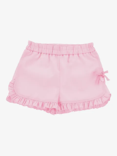 Monnalisa Gerüschte Shorts mit Schleifendetail