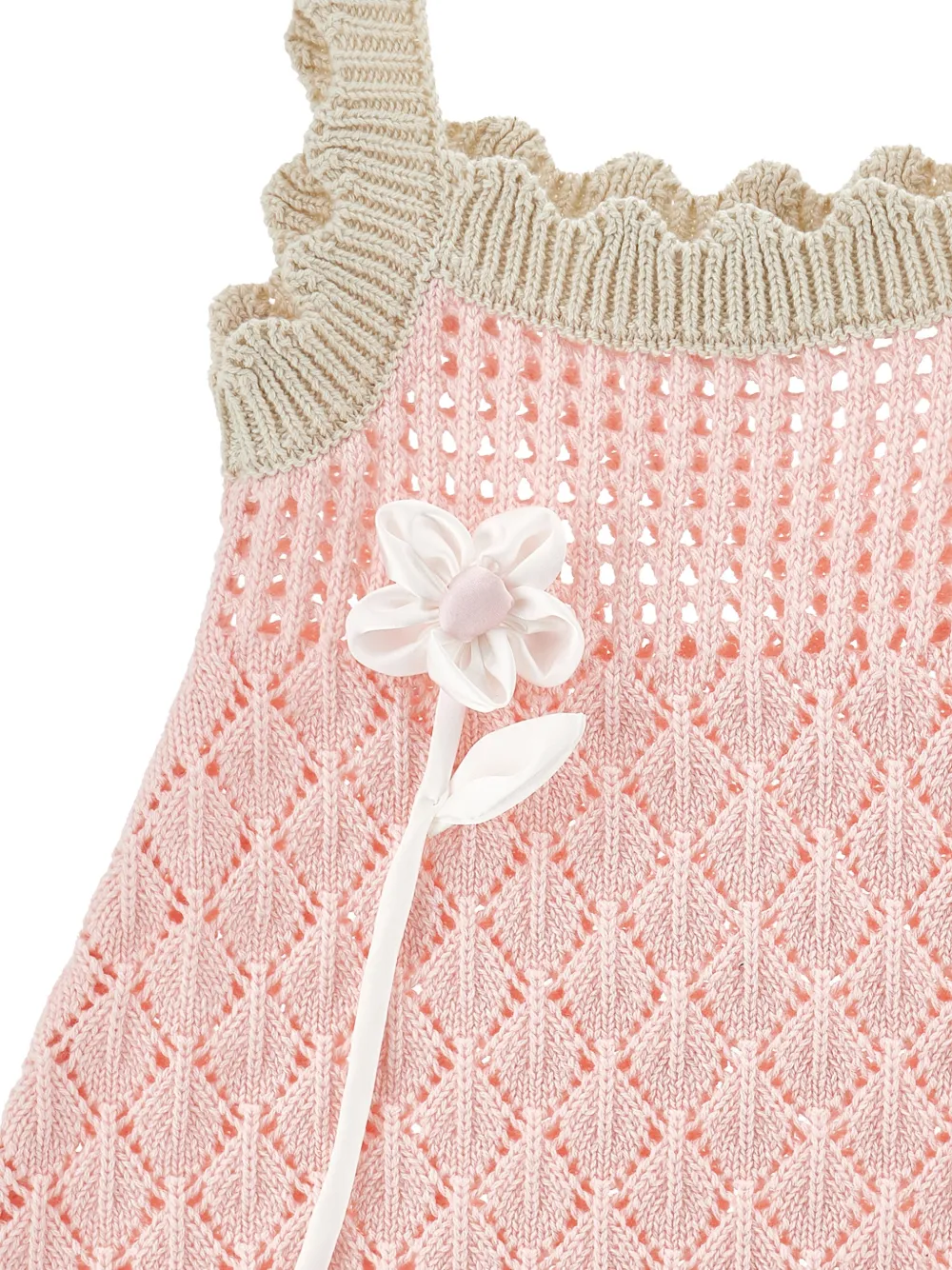 Monnalisa Jurk met ruches Roze