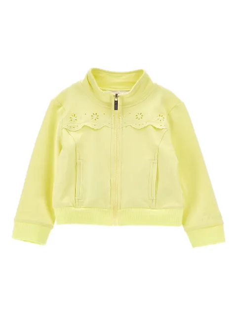 Monnalisa Sweatshirt mit Blumenstickerei