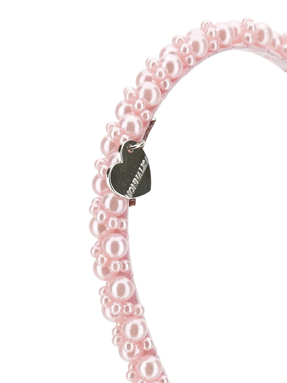  Monnalisa Diadema Con Charm De Corazón - Rosa 