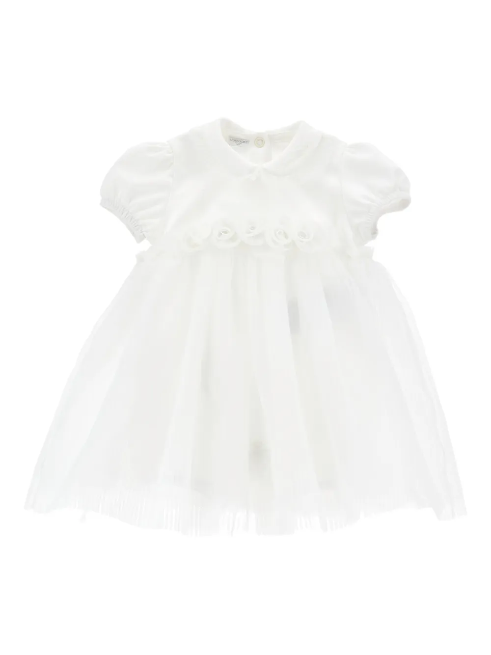 Monnalisa Abito con applicazione - Bianco