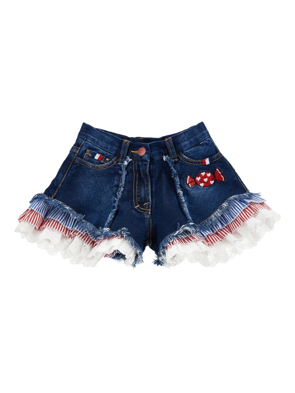 Monnalisa Shorts con applicazione - Blu