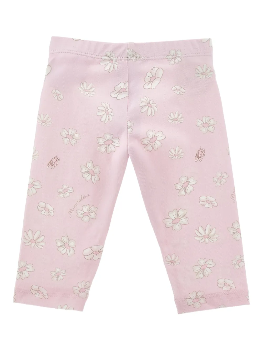  Monnalisa Floral-print Trousers - Pink 