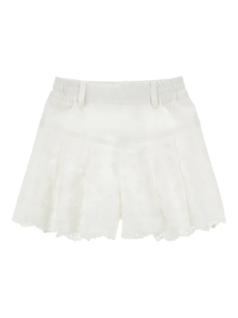 Monnalisa floral eyelet shorts