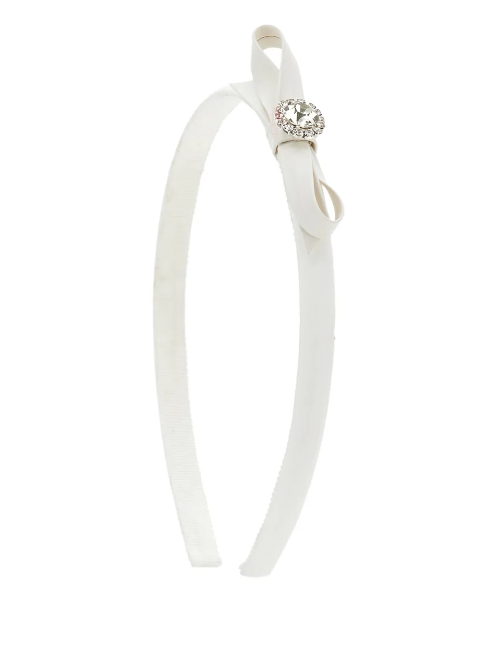  Monnalisa Bow-embellished Headband - White 