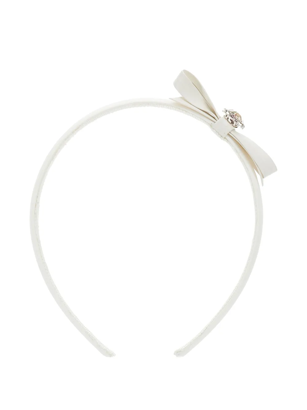 Monnalisa Cerchietto con fiocco - Bianco