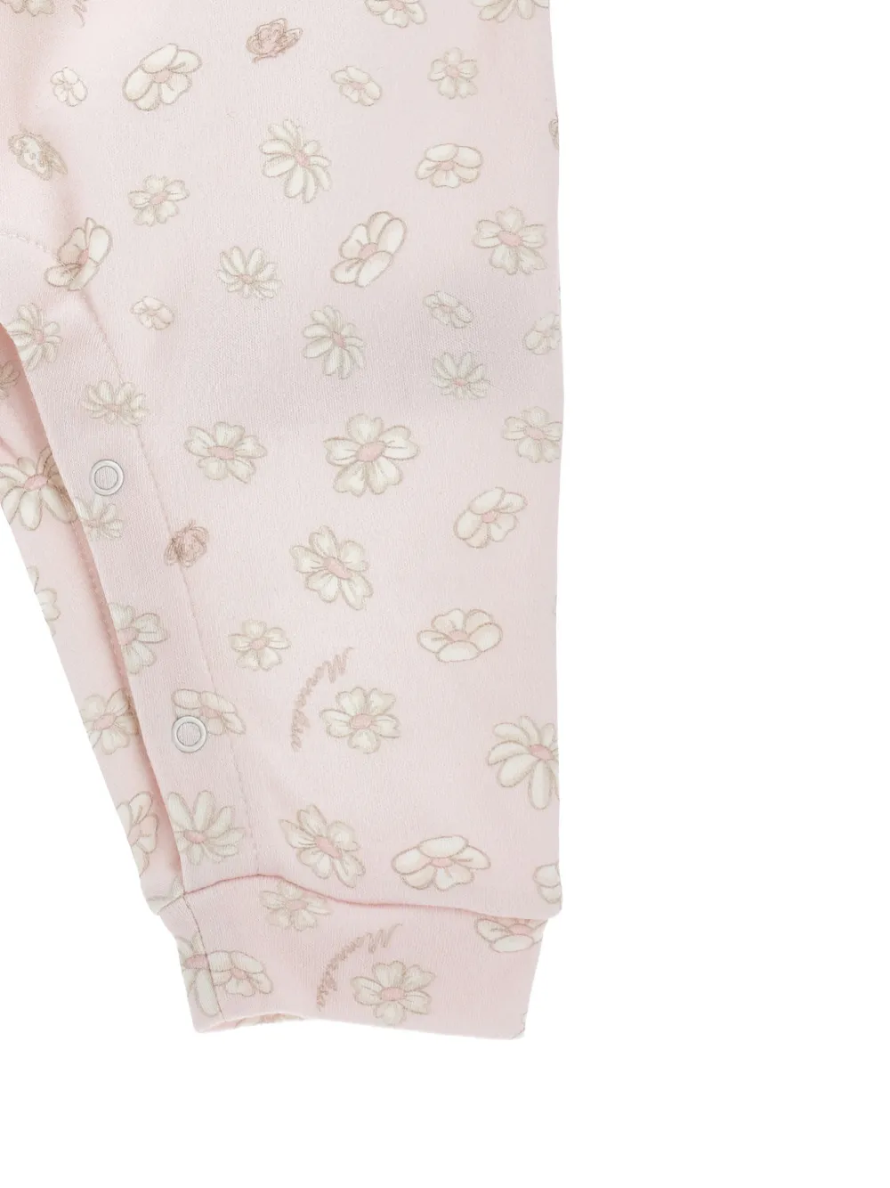 Monnalisa Romper met bloemenprint Roze