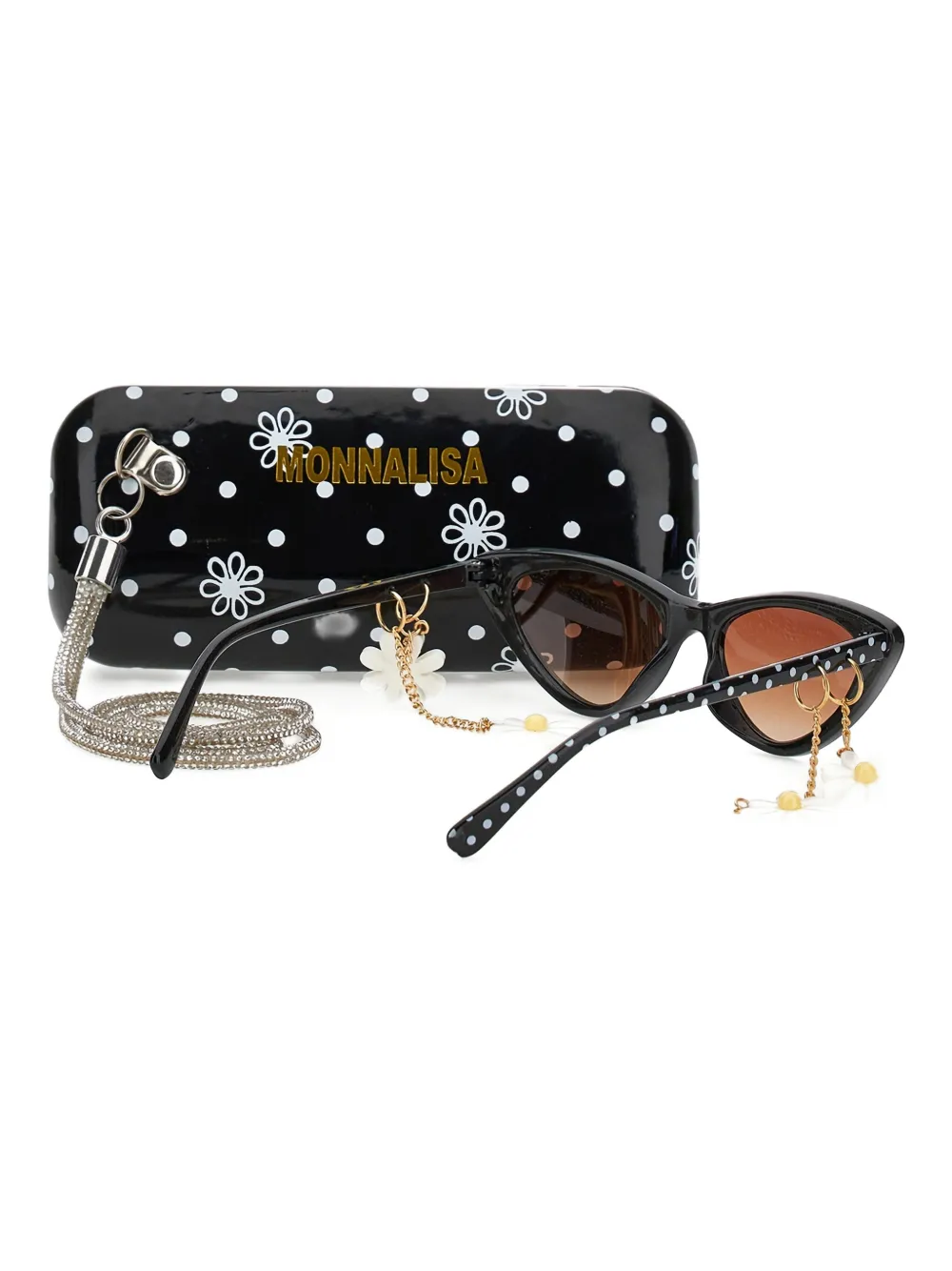 Polka-Dot Cat-Eye Sunglasses