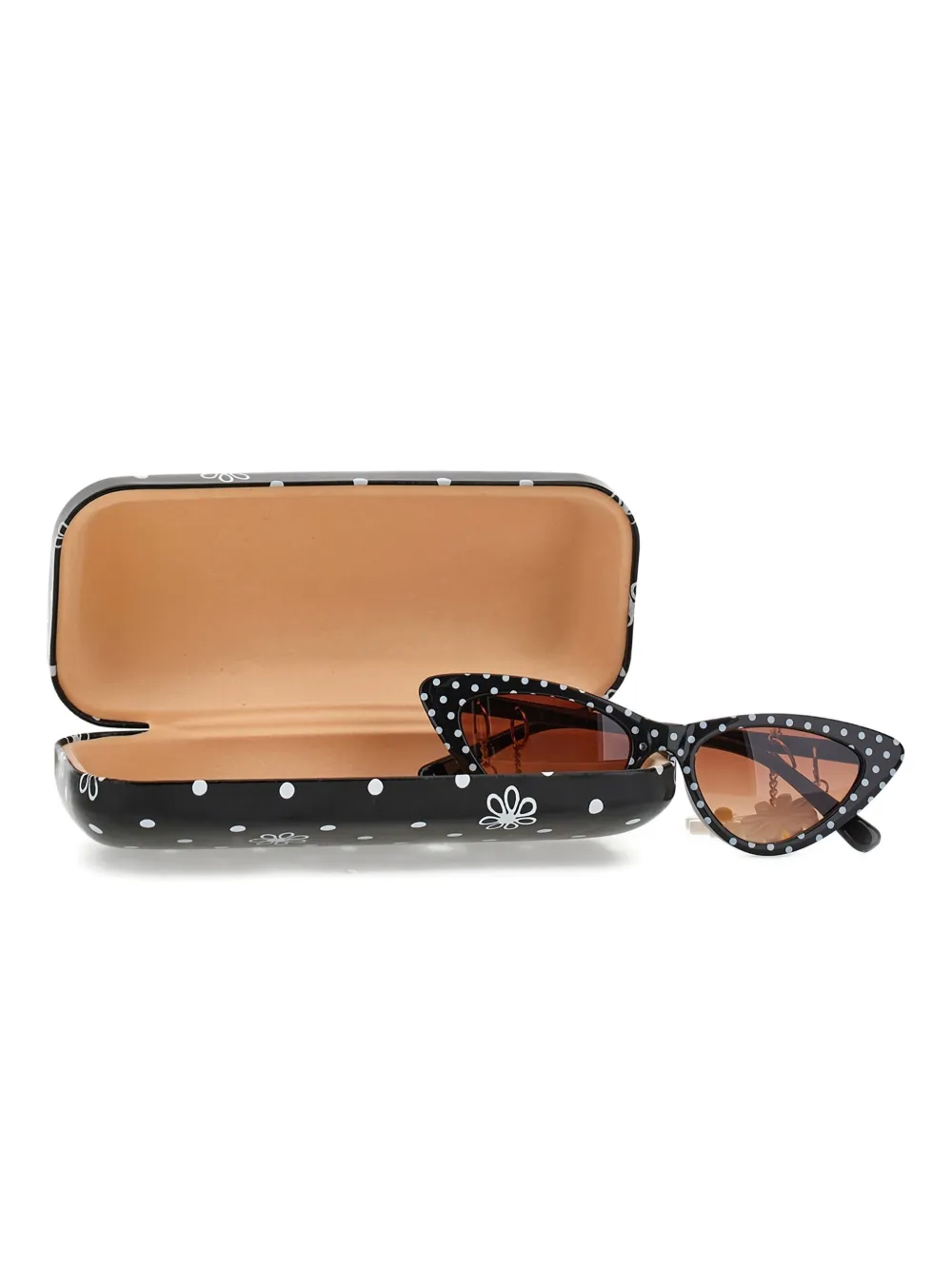 Polka-Dot Cat-Eye Sunglasses