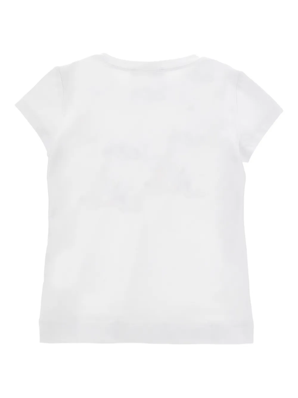 Monnalisa T-shirt met grafische print Wit