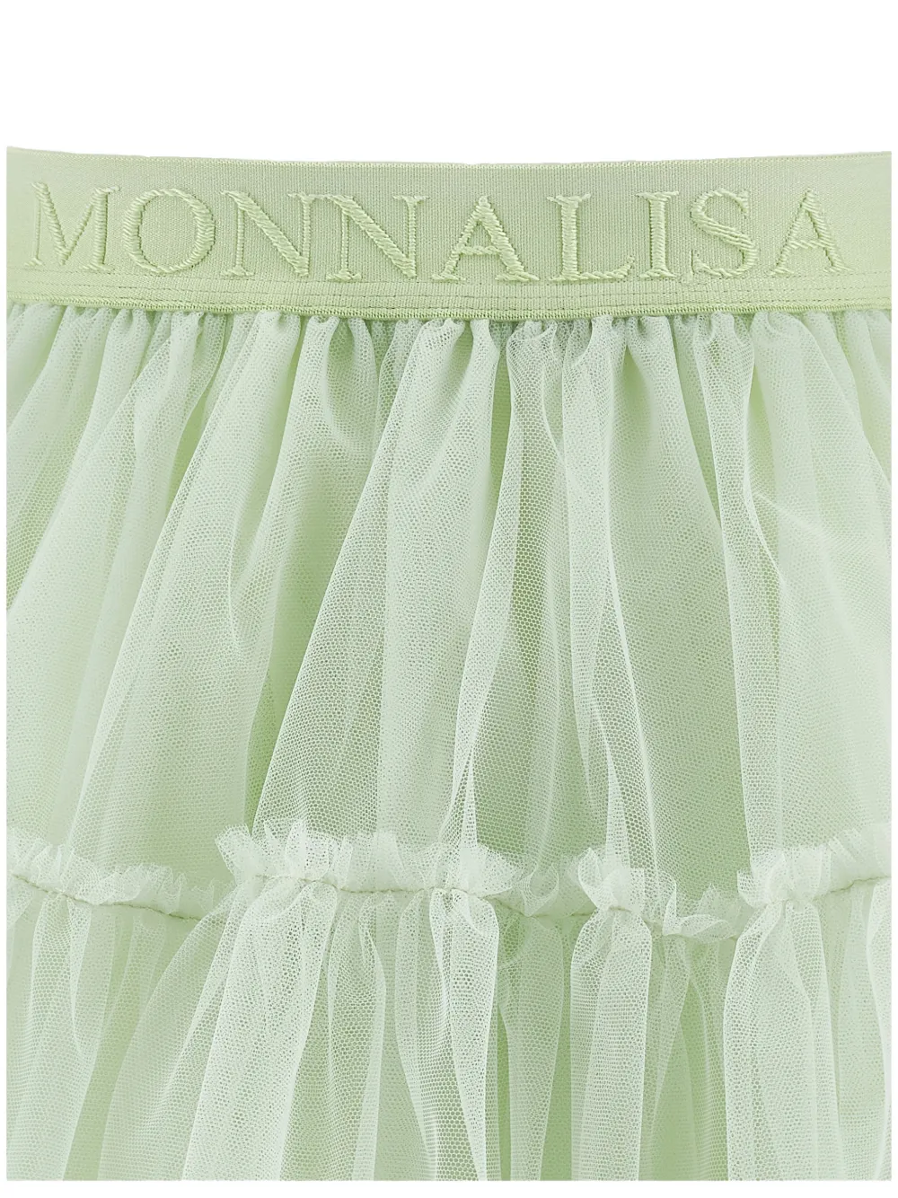  Monnalisa Ruffled Tulle Tutu - Green 