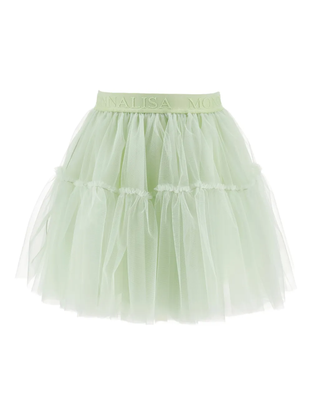  Monnalisa Ruffled Tulle Tutu - Green 
