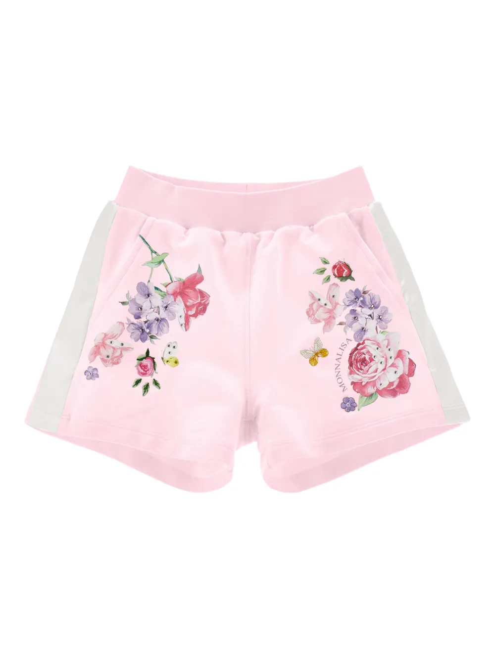 Monnalisa Shorts a fiori - Rosa