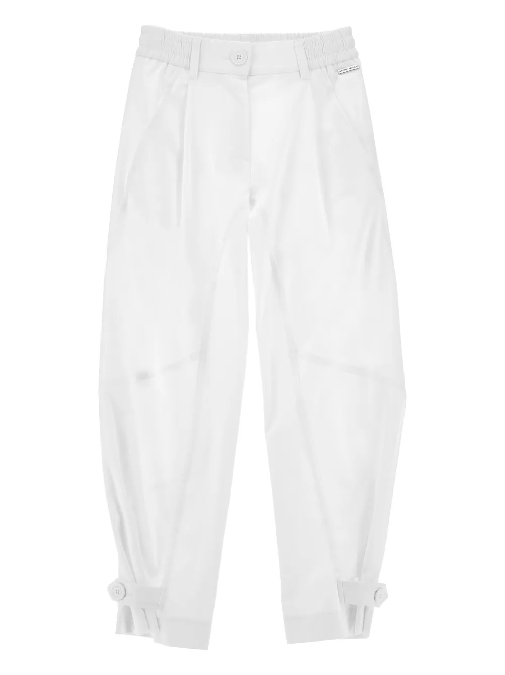 Monnalisa Broek met knoopdetail Wit