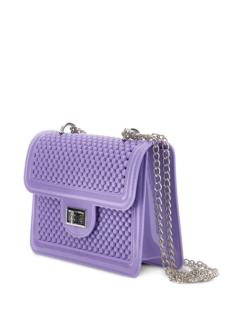  Monnalisa Beaded Chain Bag - Purple 
