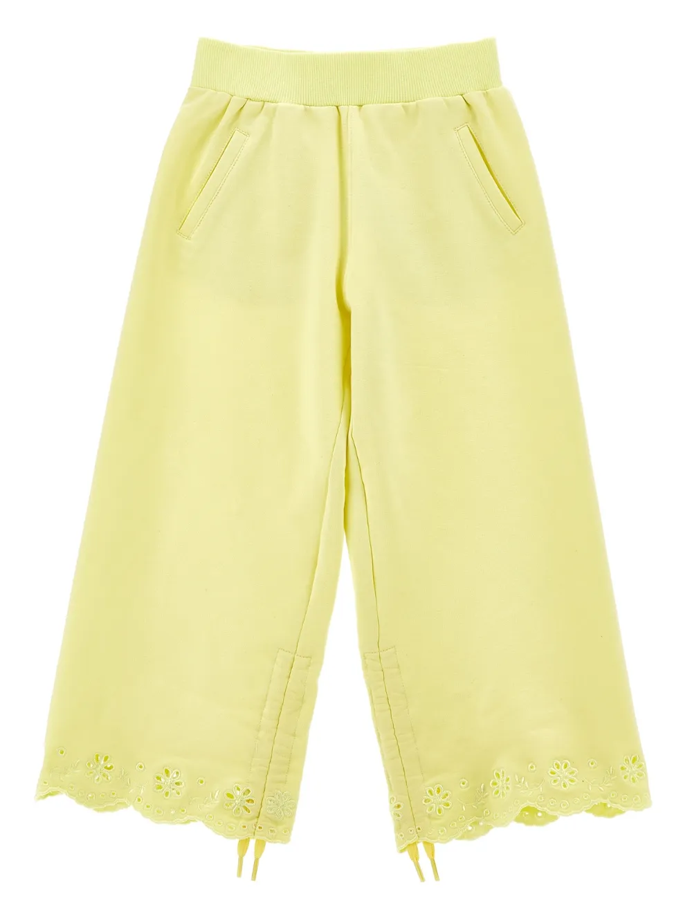 Monnalisa Pantaloni con ricamo - Giallo