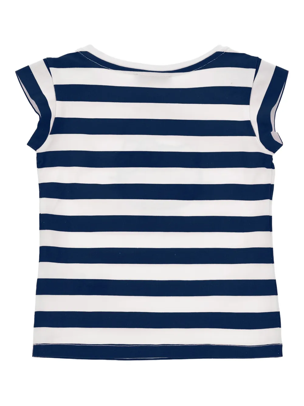 Monnalisa striped-pattern embellished-print T-shirt | Girls T-Shirts | Image 2