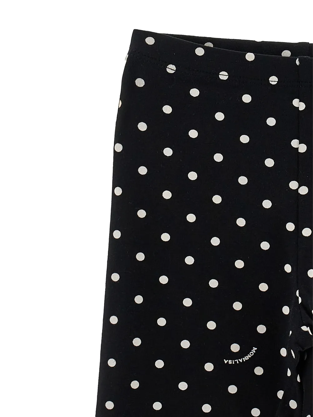  Monnalisa Polka-dot Leggins - Black 