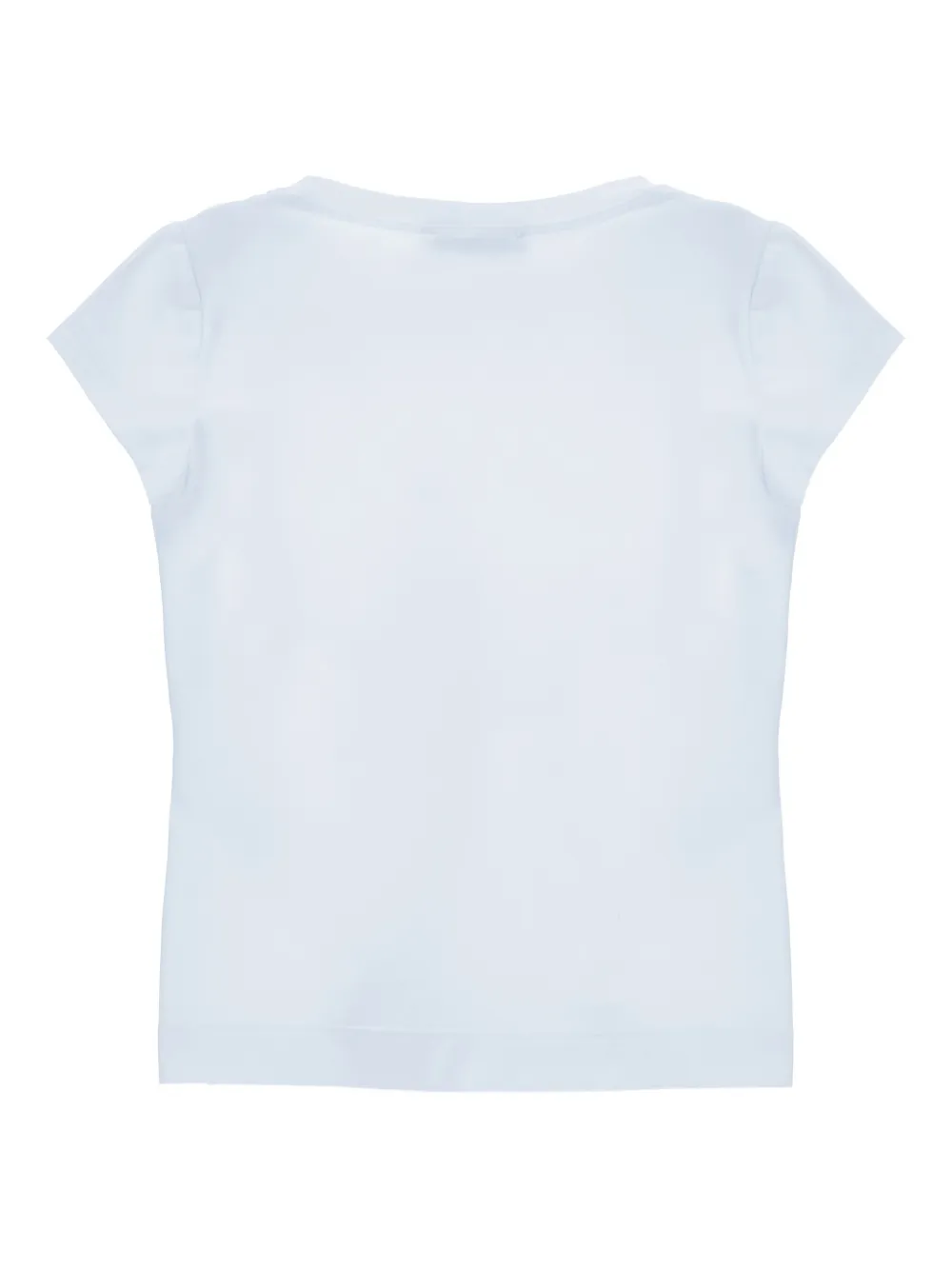 Monnalisa T-shirt met grafische print Wit