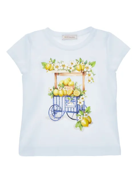 Monnalisa playera con estampado gráfico